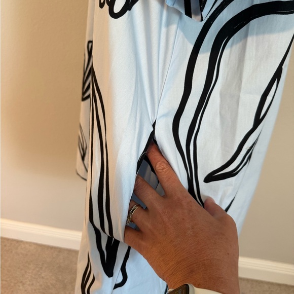 Anthropologie Pollie Short Sleeve Swing Mini Dress SIZE LARGE // MSRP $148 - Picture 4 of 6